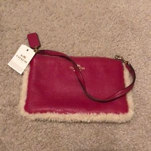 Pink Coach Clutch